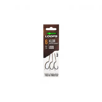 Korda Loop Rigs Klor Size 6 30 lb