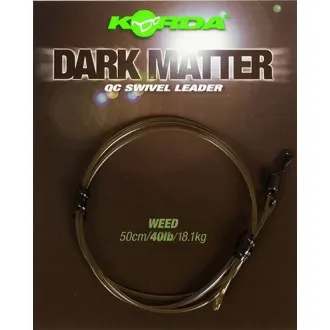 Korda Dark Matter Kamo QC Swivel Leader 50 cm Weed