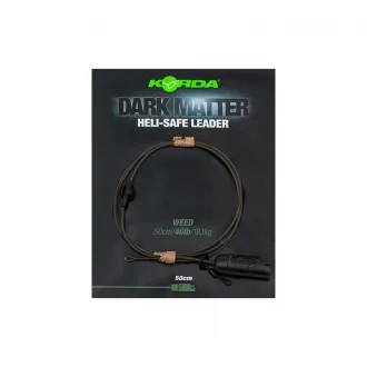 Korda Dark Matter Heli-Safe Leader 40 lb 50 cm Weed