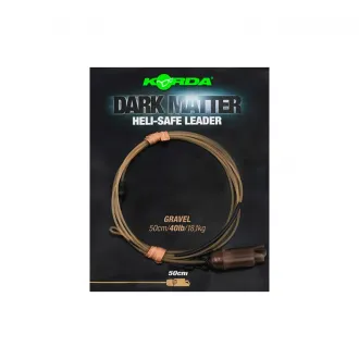 Korda Dark Matter Heli-Safe Leader 40 lb 50 cm Gravel