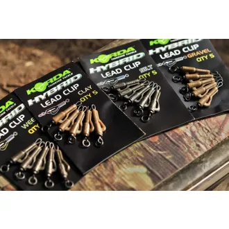 Korda Hybrid Lead Clips - Silt