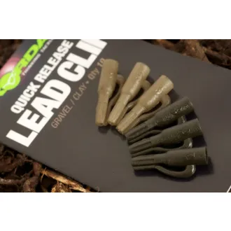 Korda Quick Release Lead Clips Weed/Silt