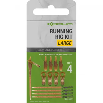 Korum Smokescreen Running Rig Kit Large