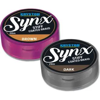 Kryston Synx Stiff Coated Braid Brown 20 m 20 lb 