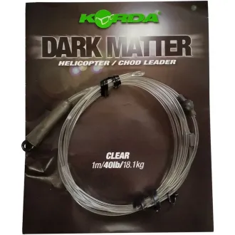 Korda Dark Matter Helicopter Chod Leader - Clear
