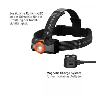 LED Lenser MH7 Stirnlampe Black