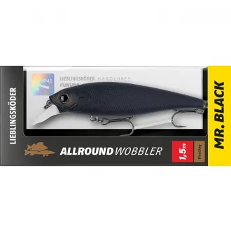 Lieblingsköder Allroundwobbler 75 mm Mr. Black