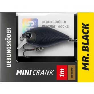 Lieblingsköder Mini Crank 35 mm Mr. Black