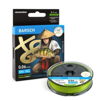 Lieblingsköder Zielfischschnur X8 Barsch 135 m 0,06 mm 5,9 kg