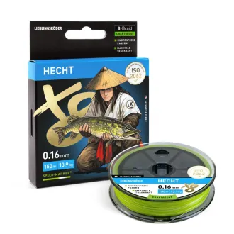 Lieblingsköder Zielfischschnur X8 Hecht 150 m 0,16 mm 13,9 kg