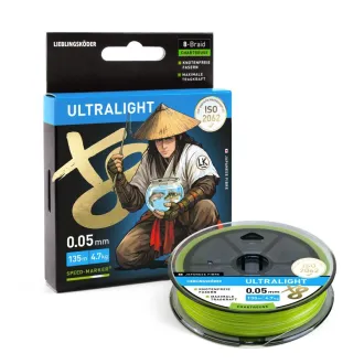Lieblingsköder Zielfischschnur X8 Ultralight 135 m 0,05 mm 4,7 kg