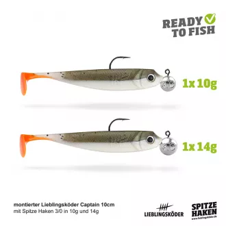 Lieblingsköder 10 cm Actionpack Captain
