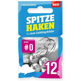 Lieblingsköder Spitze Haken #0 - 12 g