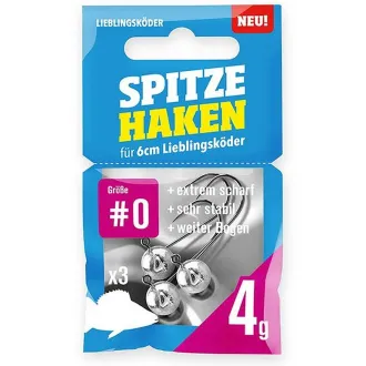 Lieblingsköder Spitze Haken #0 - 4 g