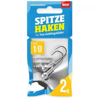 Lieblingsköder Spitze Haken 1/0 - 2 g