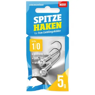 Lieblingsköder Spitze Haken 1/0 - 5 g