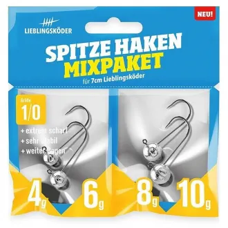 Lieblingsköder Spitze Haken 1/0 - Mix