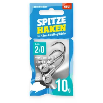 Lieblingsköder Spitze Haken 2/0 - 10 g