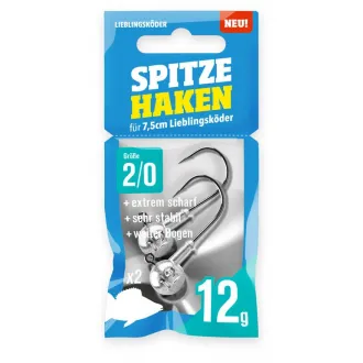 Lieblingsköder Spitze Haken 2/0 - 12 g