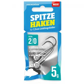 Lieblingsköder Spitze Haken 2/0 - 5 g