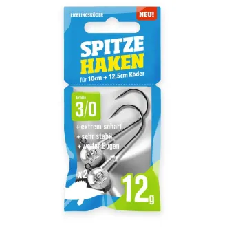 Lieblingsköder Spitze Haken 3/0 - 12 g
