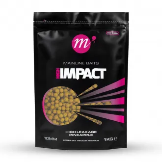 Mainline Baits High Impact Shelf Life Boilies High Leakage Pineapple 1 kg 10 mm