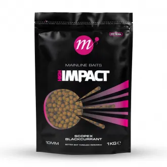 Mainline Baits High Impact Shelf Life Boilies Scopex Blackcurrant 1 kg 10 mm