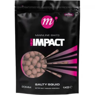 Mainline Baits Hi Impact Boilies Salty Squid 1 kg 20 mm