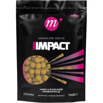 Mainline Baits Hi Impact Boilies High Leakage Pineapple 1 kg 20 mm