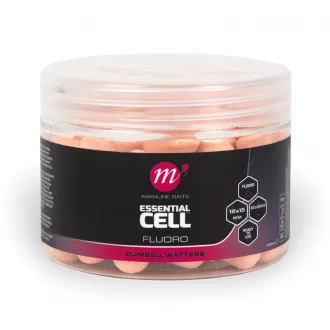 Mainline Baits Essential Cell Fluoro Dumbell Wafters 12 x 15 mm Pink