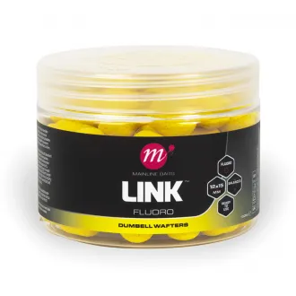 Mainline Baits Link Fluoro Dumbell Wafters 12 x 15 mm Yellow