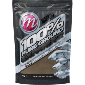 Mainline Baits Match 100% Pure Ground Expander Dark Coarse Groundbait 1 kg