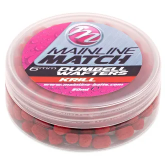 Mainline Baits Match Dumbell Wafters Red Krill 6 mm