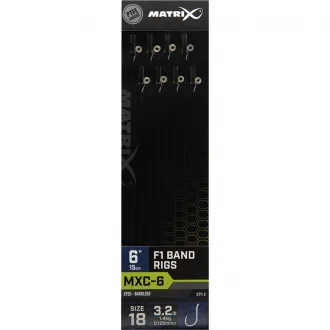 Matrix MXC-6 F1 Band Rigs 15cm Size 14 Barbless 0,145mm