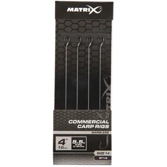 Matrix X1 Commercial Carp 10 cm Rigs Size 14
