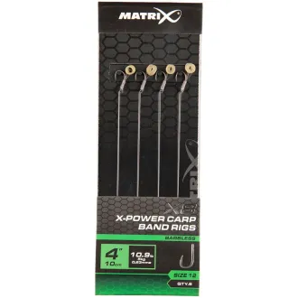 Matrix X8 X-Power Carp 10 cm Band Rigs Size 12