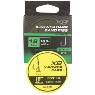 Matrix X8 X-Power Carp 45 cm Band Rigs Size 14