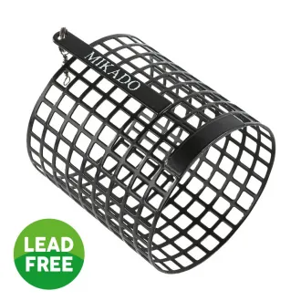 Mikado Futterkorb Rund Größe XL Schwarz - 10 Stück