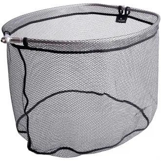 Mikado Kescherkopf Faltbar Gummiertes Netz 60 x 50 cm