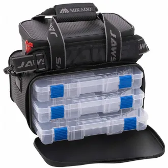 Mikado Eva Jaws Wasserdichte Angeltasche 30 x 20 x 23 cm inkl. 3 Boxen