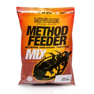 Mivardi Method Feeder Mix 1 kg Krill & Robin Red