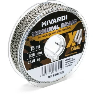 Mivardi Terminal X4 Braid Camo 15 m 0,14 mm