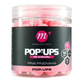 Mainline Baits Hi Visual Pop Ups 15 mm Pink Pinenana