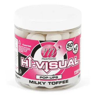 Mainline Baits Hi-Visual Pop Ups 12 mm - Milky Toffee