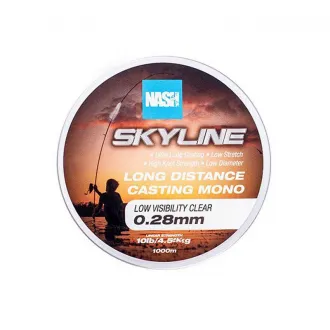 Nash Skyline Mono Clear 1000 m 10 lb 0,28 mm