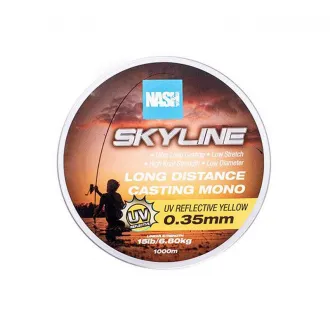 Nash Skyline Mono UV Yellow 1000 m 15 lb 0,35 mm