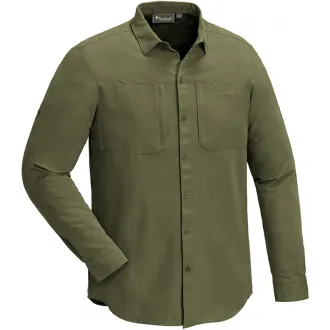 Pinewood Namibia Travel Langarmhemd Grün XL