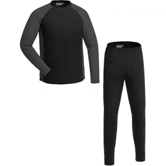 Pinewood Finnveden Base Layer Set Black/Dark Grey