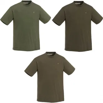 Pinewood 3er-Pack T-Shirt Grün/Jagdbraun/Khaki M