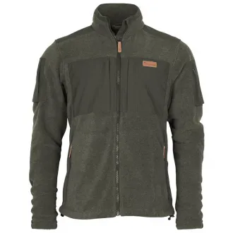 Pinewood Lappland Rough Herren Fleecejacke Olive Melange Dark Olive
